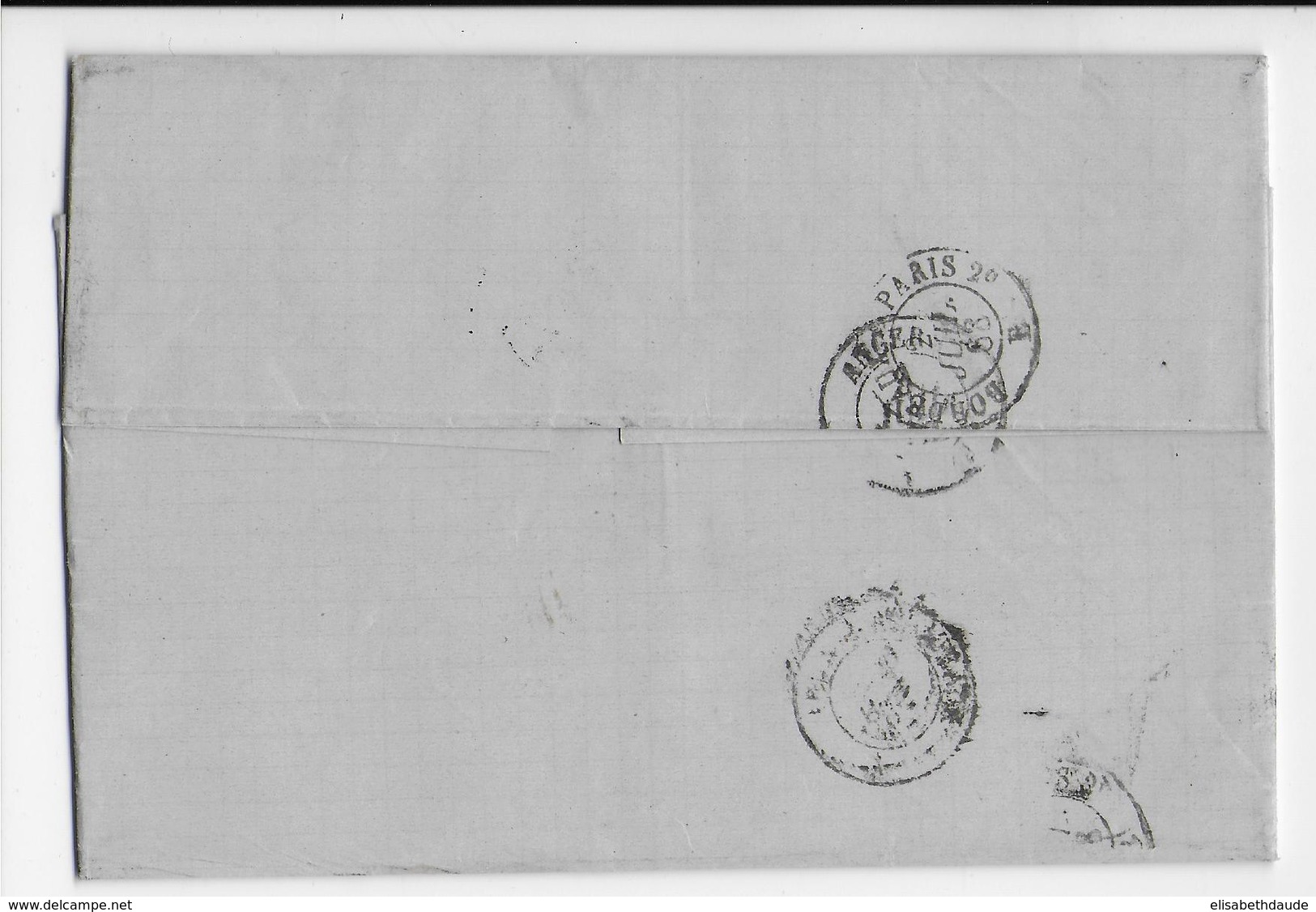 1868 - 40c EMPIRE X2 Sur LETTRE CHARGEE De CAZAUBON (GERS) GC 796 => ANGERS - 1849-1876: Période Classique