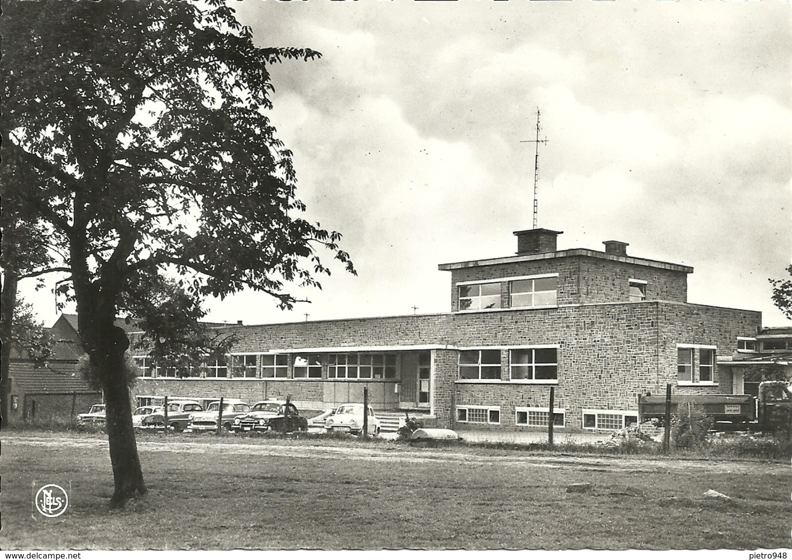 Pont-à-Celles (Hainaut, Belgio) L'Athenée, Entrée Principale, L'Ateneo, Ingresso Principale - Pont-à-Celles