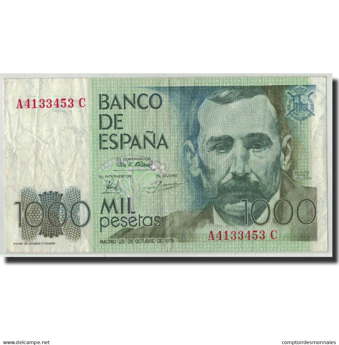 Billet, Espagne, 1000 Pesetas, 1979, 1979-10-23, KM:158, TB - [ 4] 1975-… : Juan Carlos I