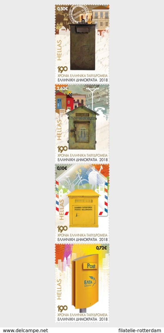 Griekenland / Greece - Postfris / MNH - Complete Set 190 Jaar Griekse Post 2018 - Ongebruikt