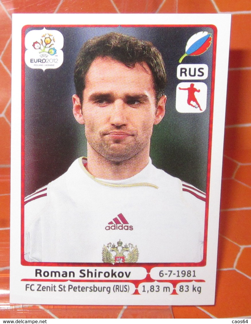 EURO2012 PANINI N. 122 SHIROKOV   STICKER NEW CON VELINA - Edizione Italiana