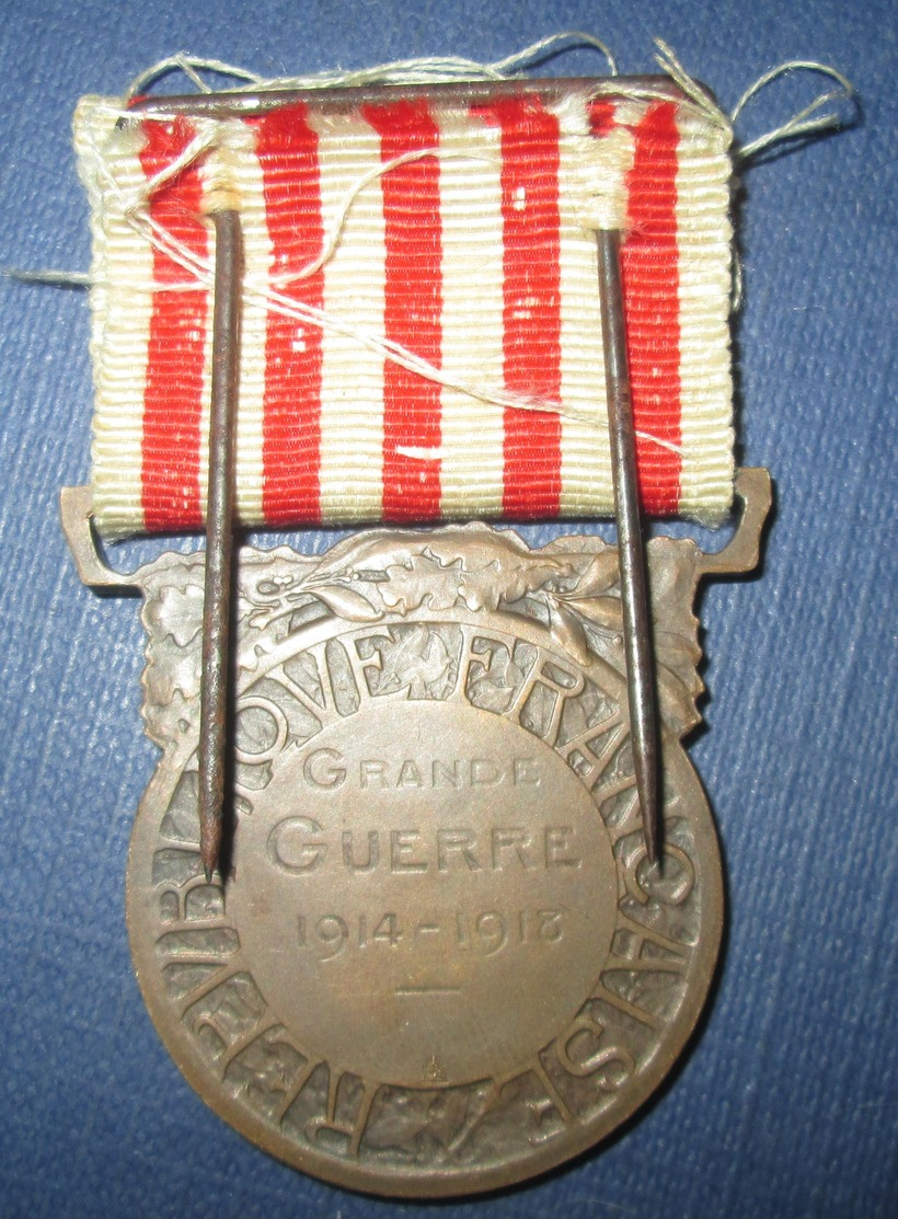 Medaille Commemorative WW1 - Frankreich