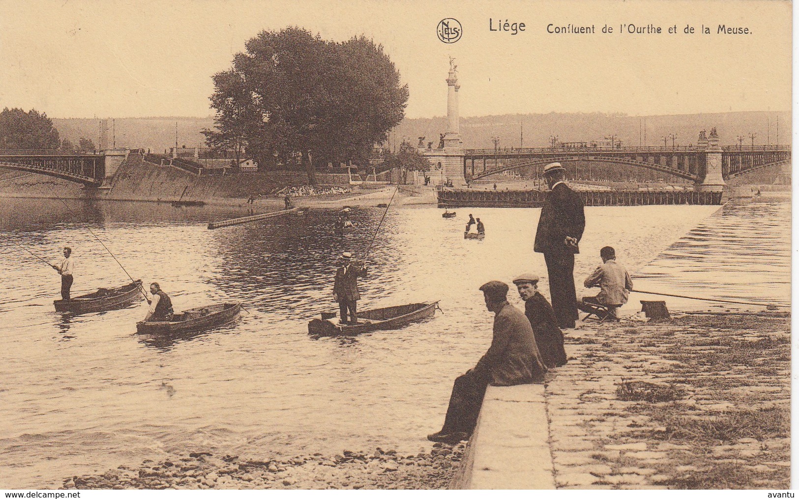 LIEGE / CONFLUENT OURTHE ET MEUSE / LES PECHEURS - Liege