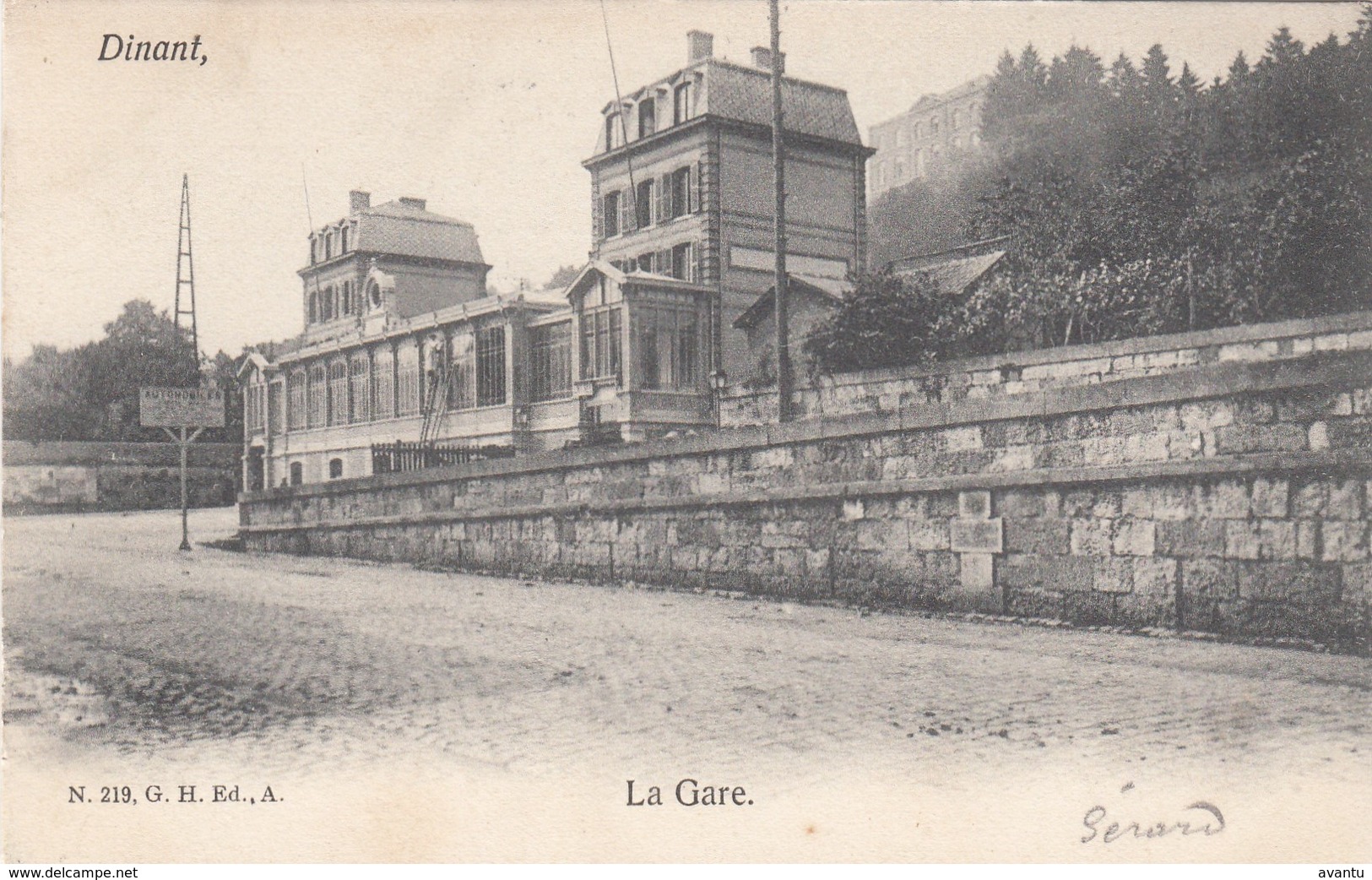 DINANT / LA GARE  1905 - Dinant