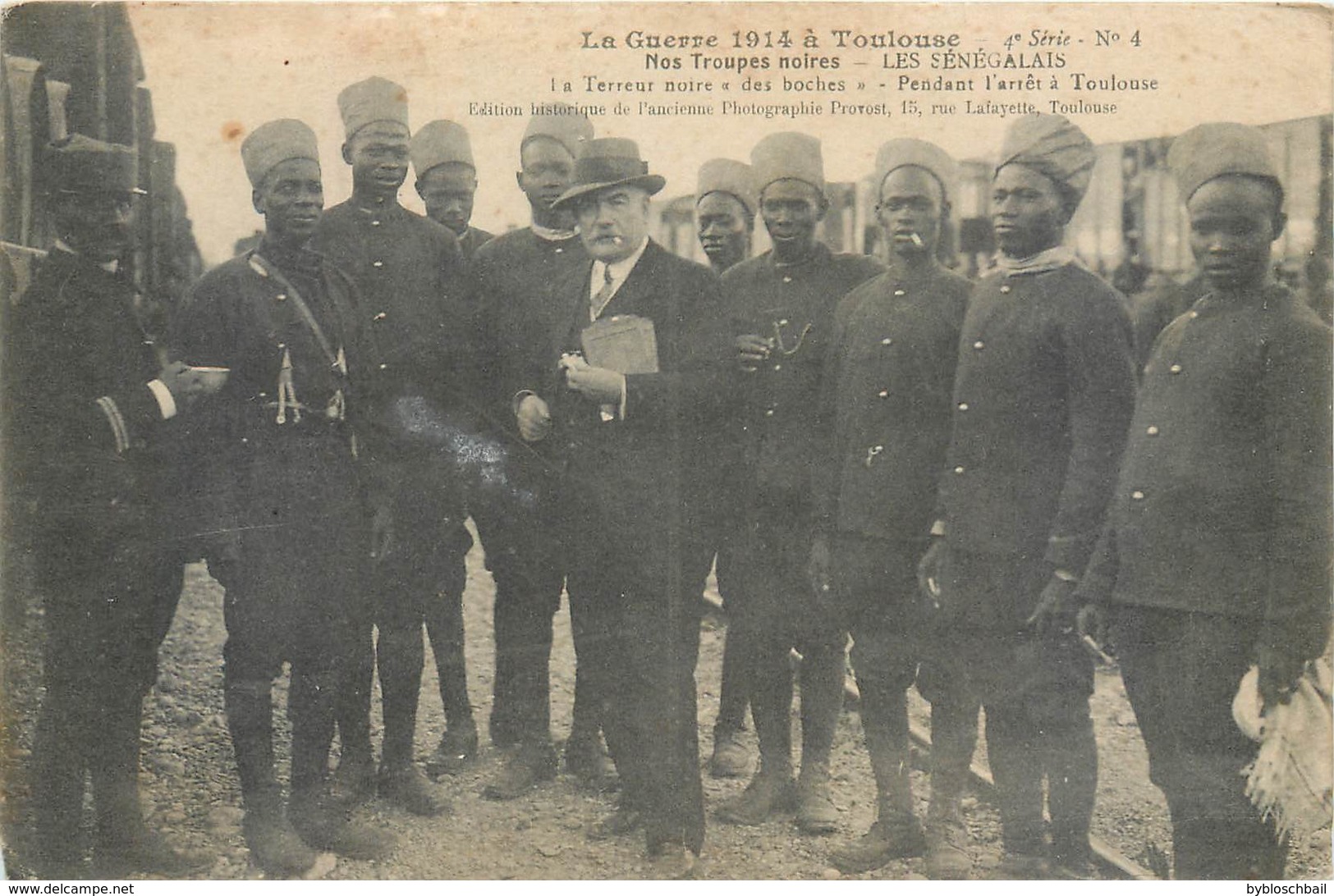 CPA 31 TOULOUSE La Guerre 1914 Nos Troupes Noires Les Sénégalais Militaria Tirailleurs - 4e Série - No 4 - - Toulouse