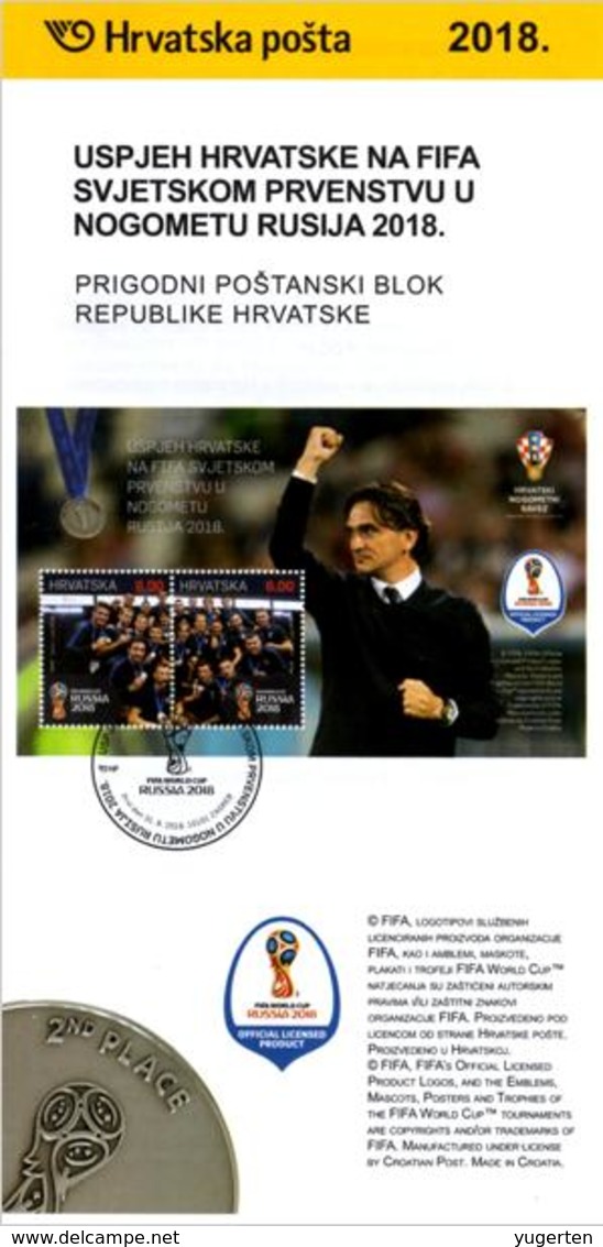 CROATIA 2018 - Folder Brochure Notice - FIFA World  Cup Russia Football Soccer Calcio Fußball Futbol Futebol - 2018 – Russie