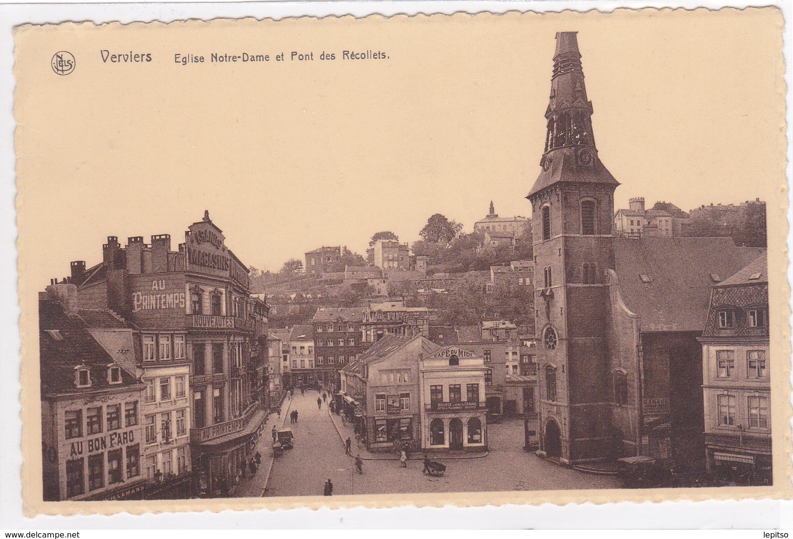 VERVIERS " Vues De L'église Notre-Dame " Pas Circulée 1936   Voir Scans  RARE ! - Verviers