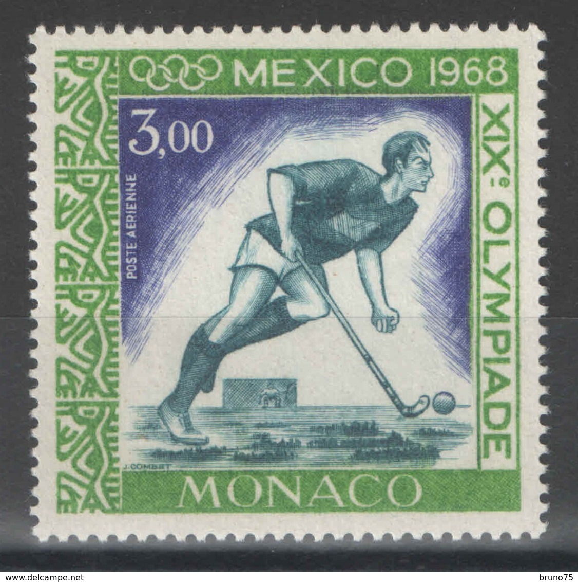 Monaco - YT PA 92 ** - Hockey - JO Mexico 1968 - Hockey (sur Gazon)