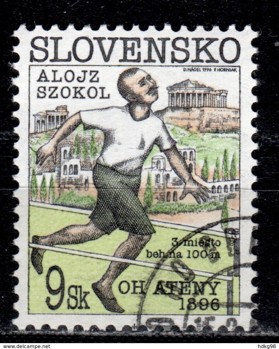 SK+ Slowakei 1996 Mi 245 246-47 Olympische Spiele, Ciger-Hronsky, Holuby - Usados