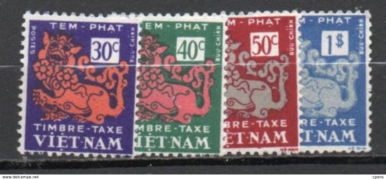 Viet-nam  Taxe 6,8,9,11  ** - Vietnam