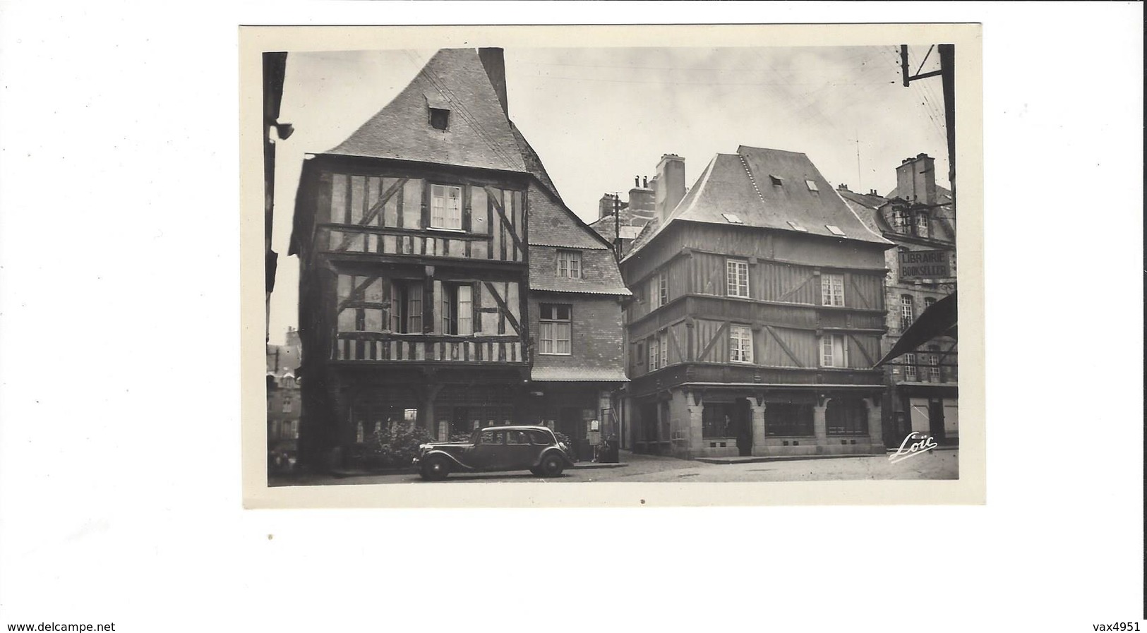 DINAN LES VIEILLES MAISONS   VOITURE ANCIENNE   ****  RARE   A   SAISIR   ******* - Dinan