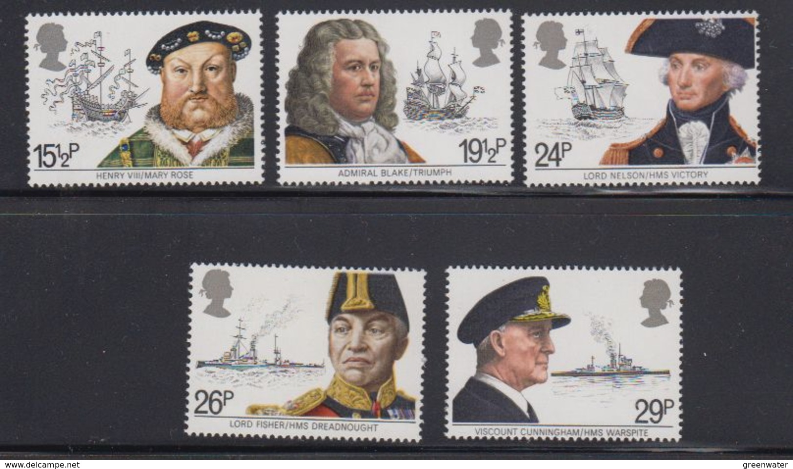 Great Britain 1982 Maritime Heritage 5v ** Mnh (40944F) - Ongebruikt