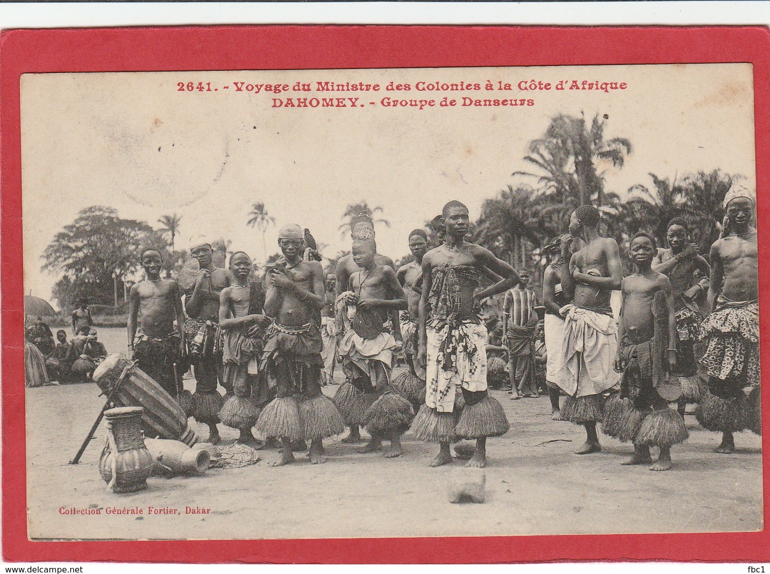 CPA: Dahomey - Voyage Du Ministre Des Colonies - Groupe De Danseurs (Fortier N°2641) - Dahomey