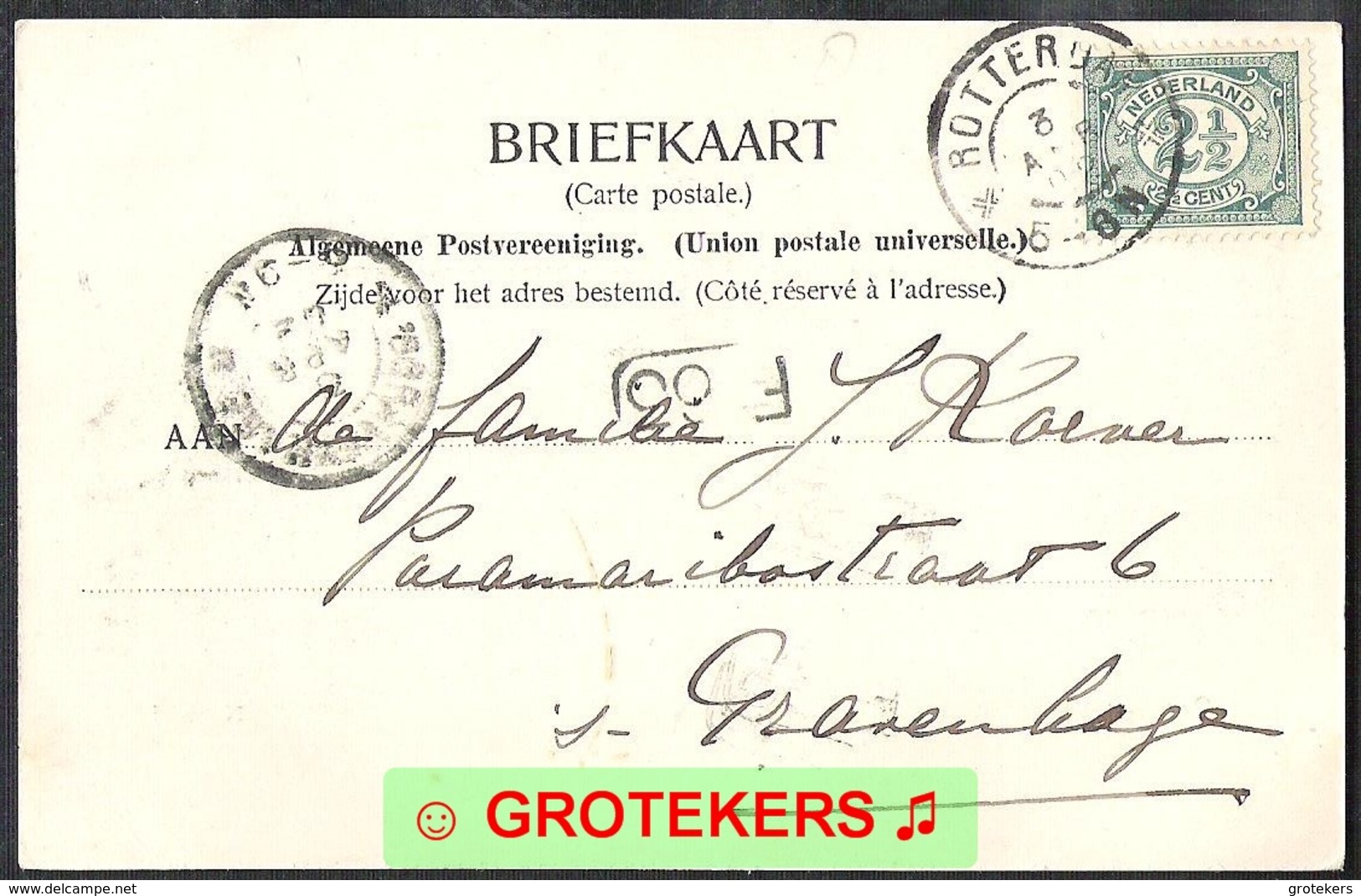 ROTTERDAM Noordsingel 1902 VIVAT No 2037 - Rotterdam