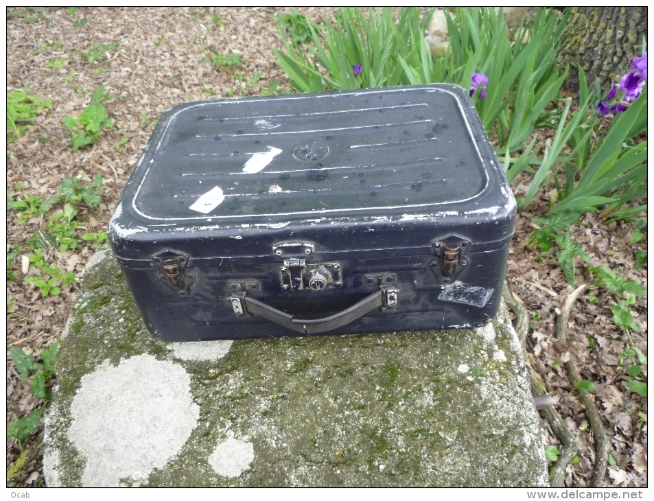 ANCIENNE VALISE MATELOT MARINE NATIONALE Années 1970 - Equipement