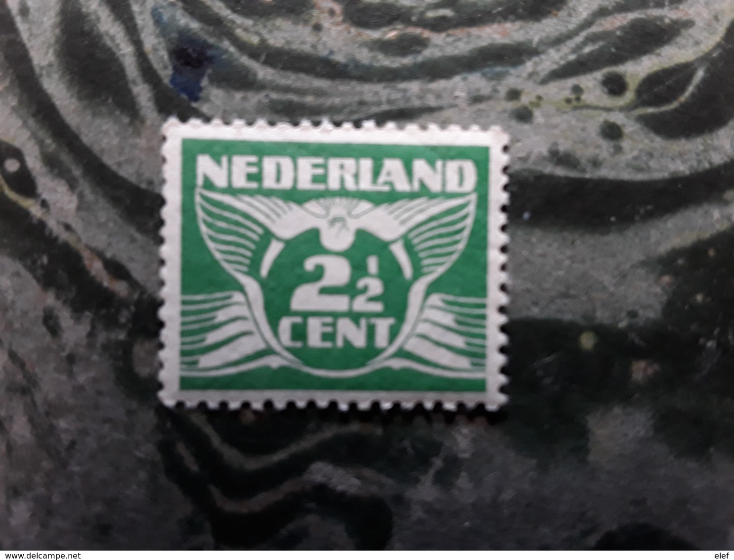 NEDERLAND / Pays Bas / Netherlands ,1926  , Yvert N° 169 , CHIFFRE 2 1/2 C Vert Neuf ** / MNH, TB - Unused Stamps