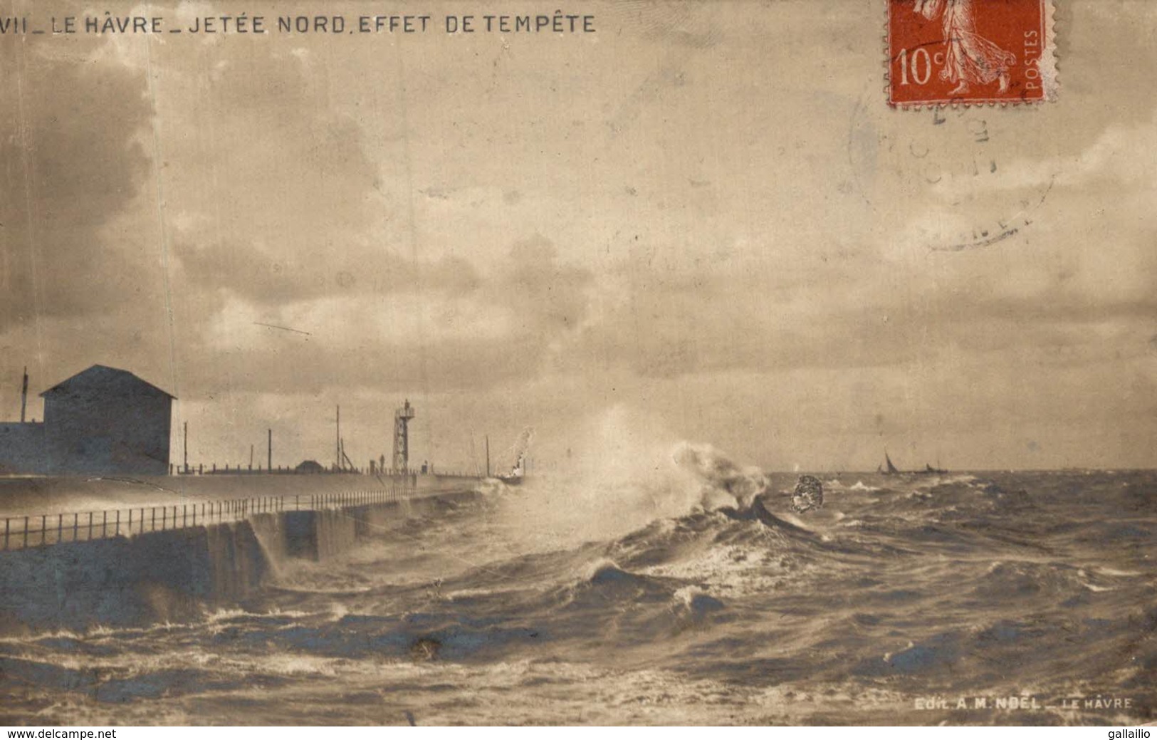 LE HAVRE JETEE NORD ET EFFET DE TEMPETE - Ohne Zuordnung