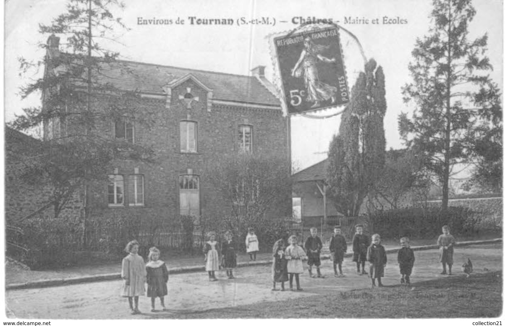 CHATRES ... MAIRIE ET ECOLES - Autres & Non Classés