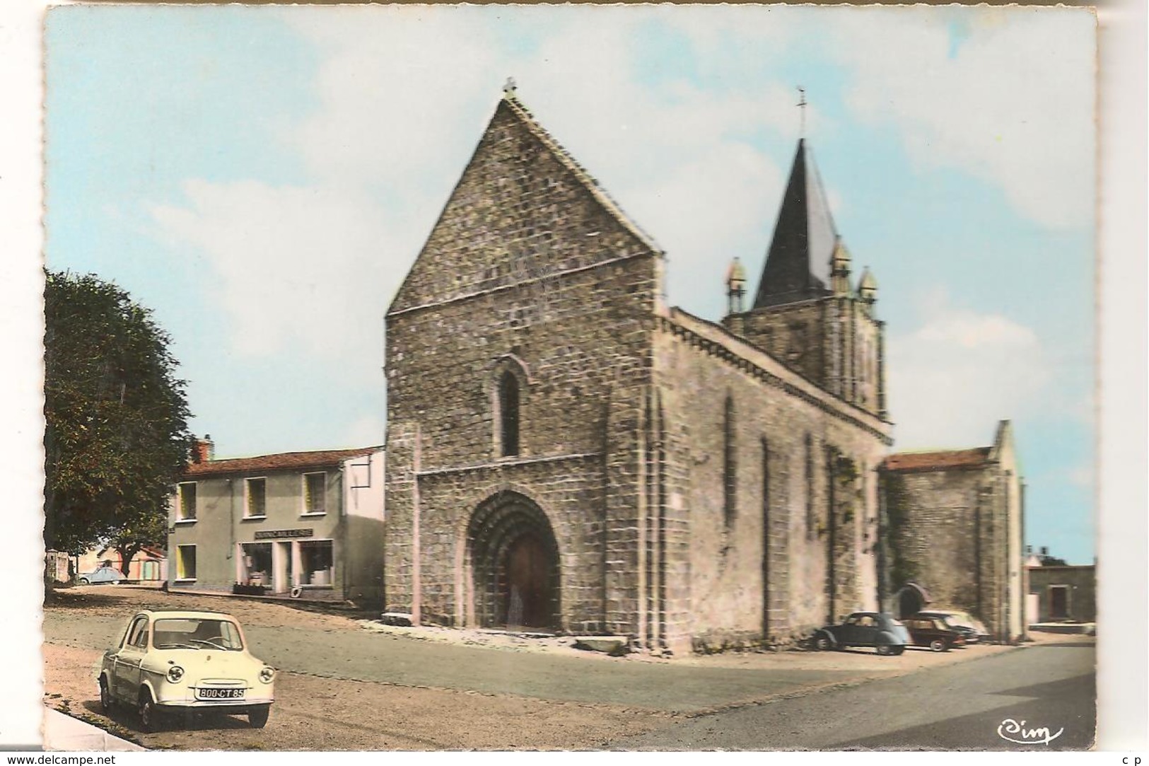 Longeville  Sur Mer -  L'Eglise  -  Automobile  - CPSM° - Autres & Non Classés