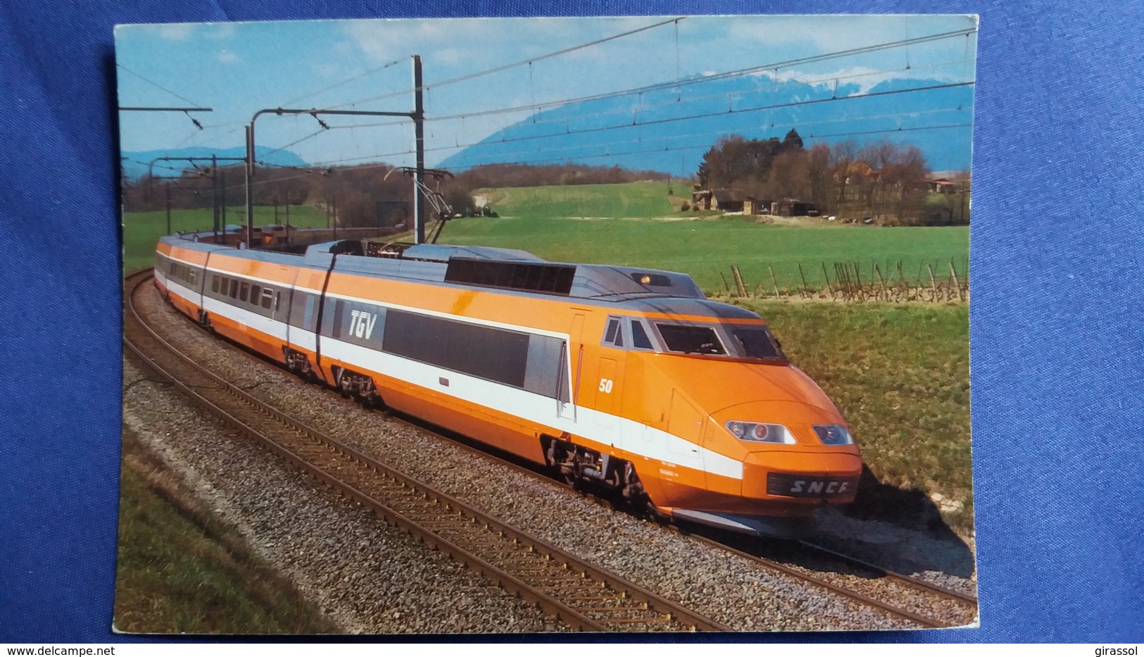 CPM TRAIN TGV SNCF PARIS SUD EST MINIREX AG - Treinen