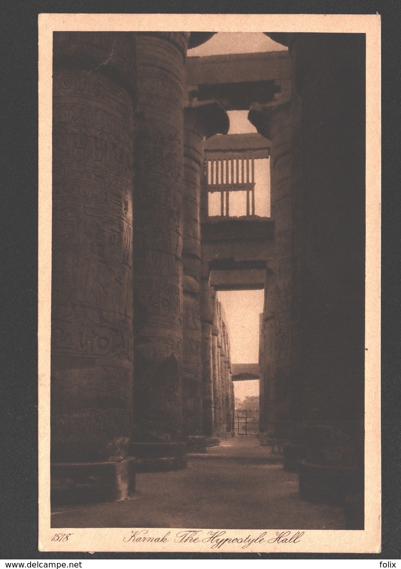 Karnak - The Hypostyle Hall - Ed. Lehnert & Landrock , Cairo - Autres & Non Classés