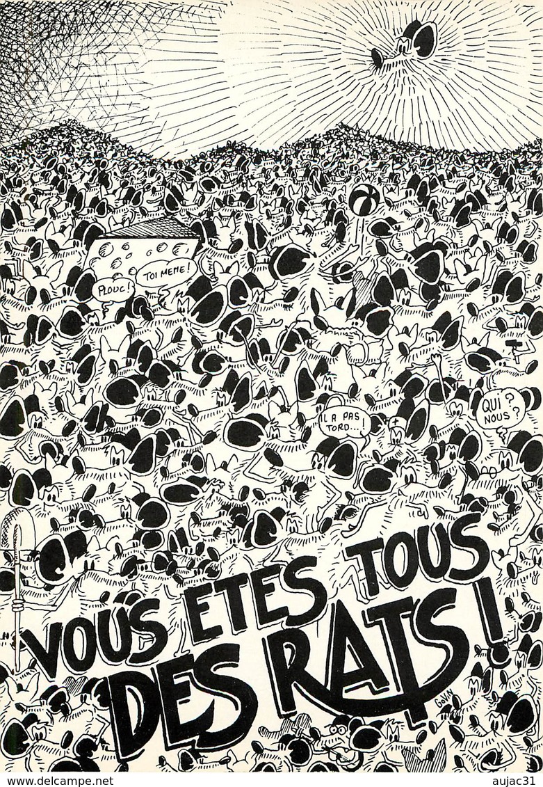 Illustrateurs - Illustrateur Govin - Les Rats - Rat - Vous êtes Tous Des Rats ! - Autographe - Signature - Autres & Non Classés