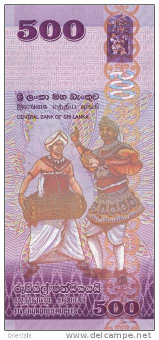 SRI LANKA P. 126a 500 R 2010 UNC - Sri Lanka