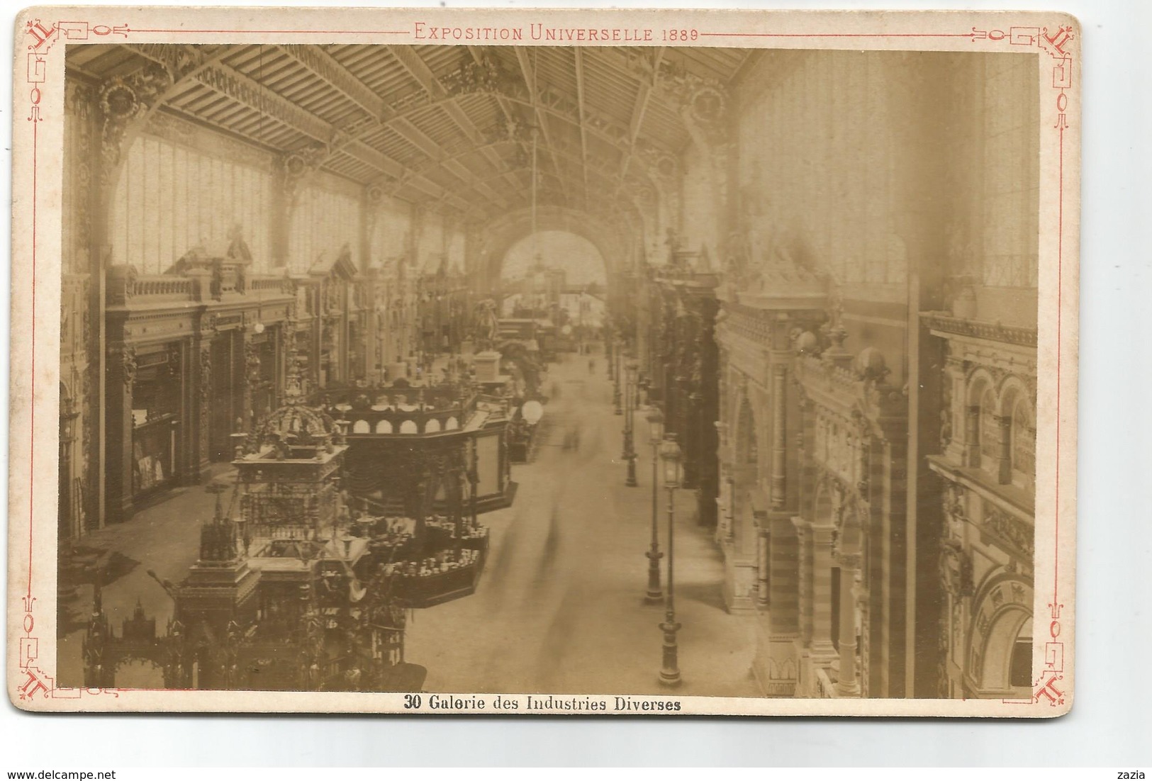 PHO.0547/ Exposition Universelle 1889 Paris - Galerie Des Industries Diverses - F.K.&C° N°30 - Anciennes (Av. 1900)