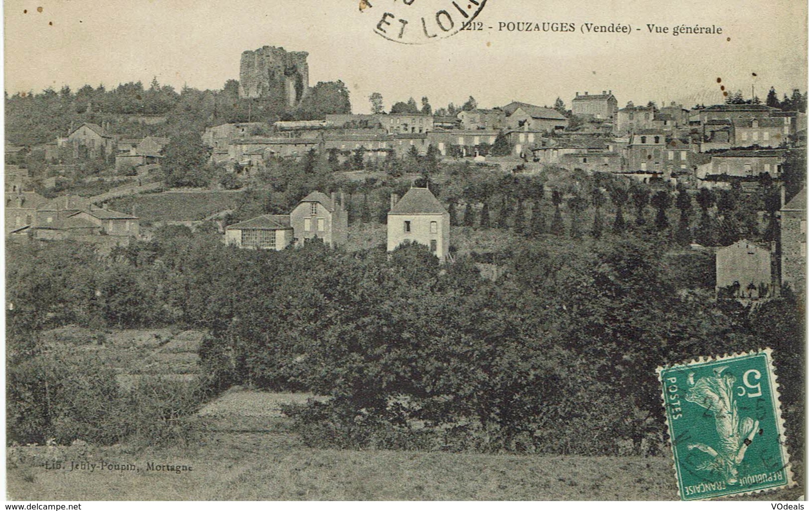 CPA - France - (85) Vendée - Pouzauges - Vue Générale - Pouzauges