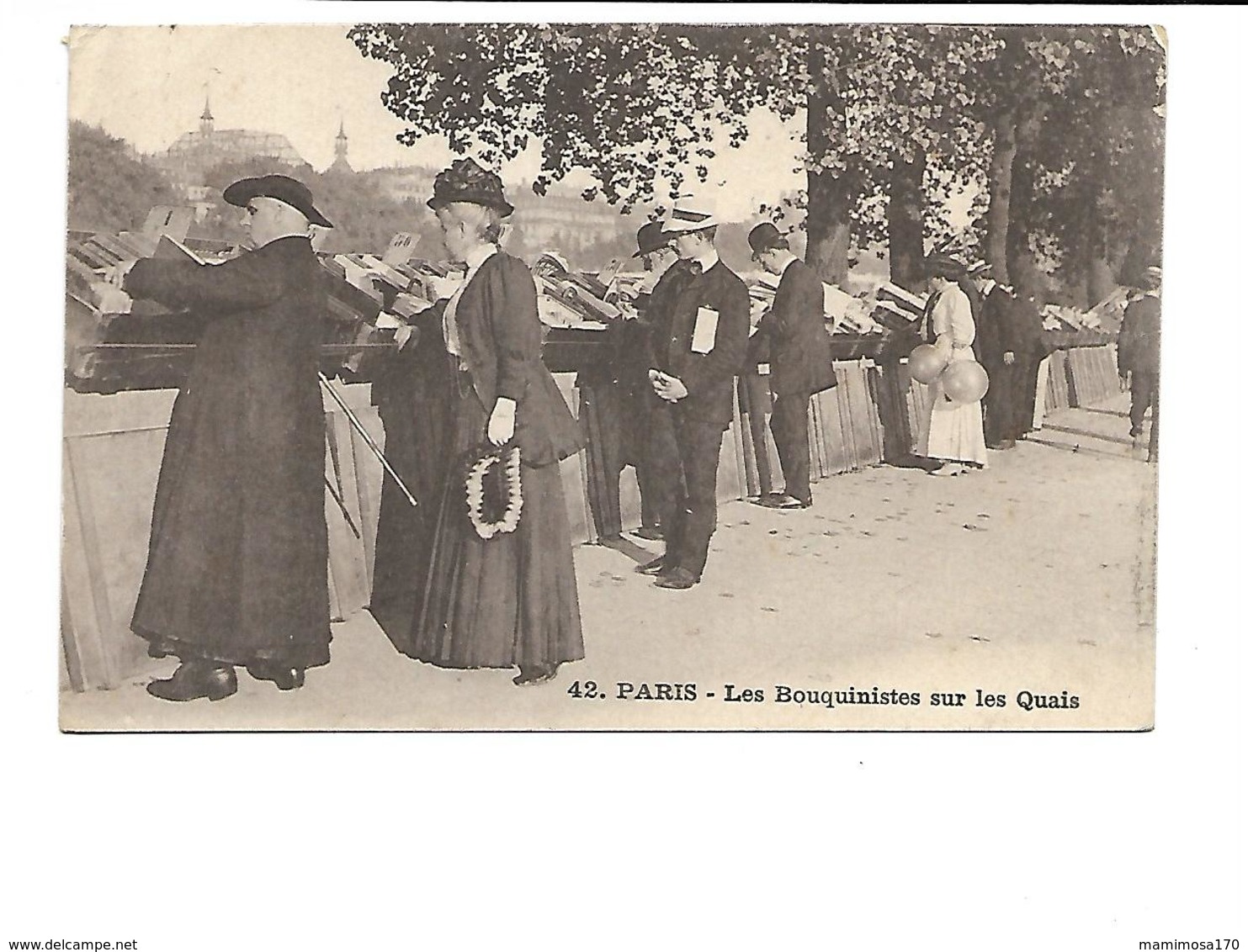 75-PARIS-Beau Plan Animé Des " BOUQUINISTES " Sur Les Quais - Autres & Non Classés