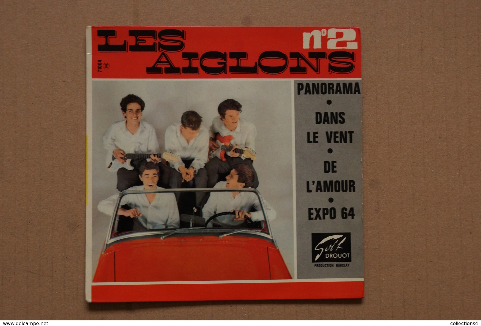 LES AIGLONS PANORAMA EP 1963 VALEUR +POCHETTE VOITURE - 45 T - Maxi-Single