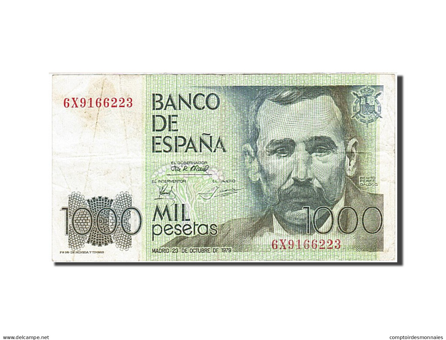 Billet, Espagne, 1000 Pesetas, 1982-1987, 1979-10-23, KM:158, TTB - [ 4] 1975-… : Juan Carlos I