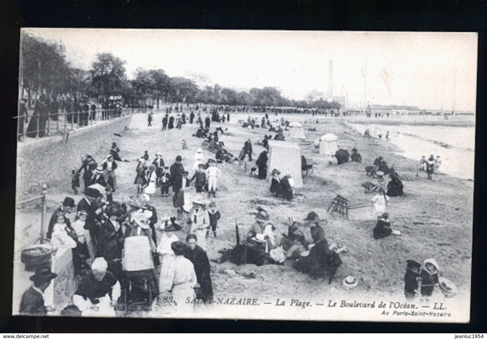 SAINT NAZAIRE   TAMPON AU DOS DEPOT DES PRISONNIERS - Saint Nazaire