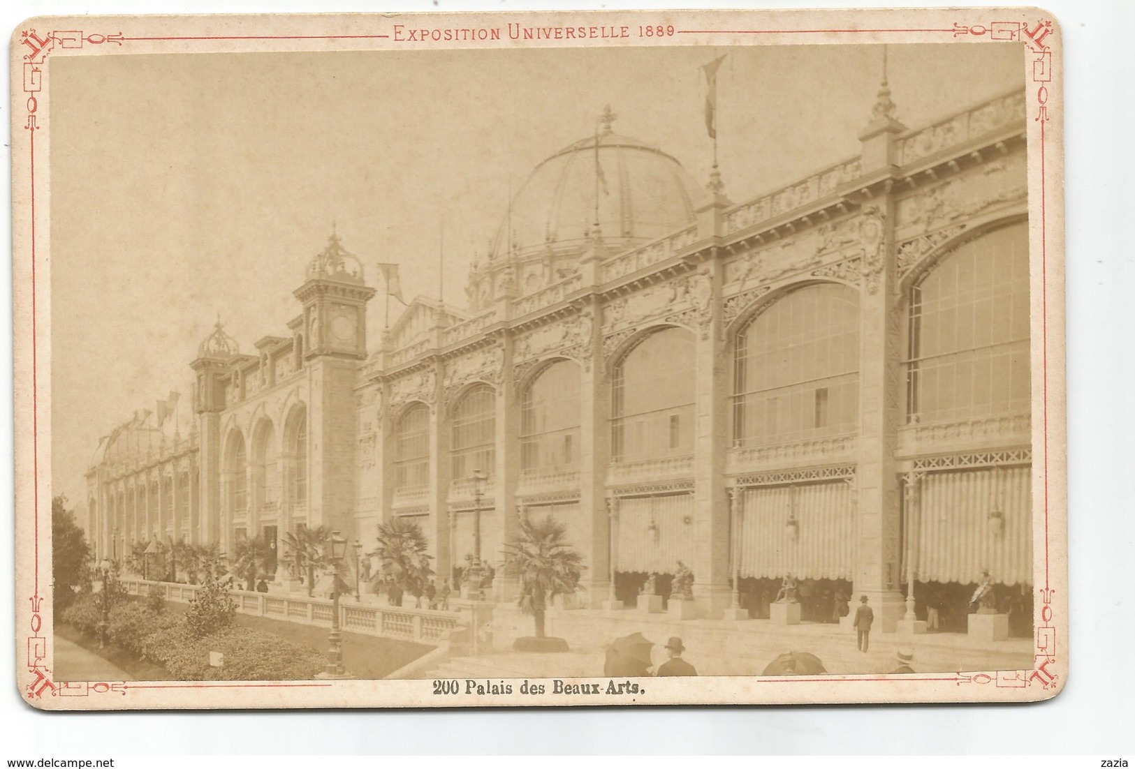 PHO.0564/ Exposition Universelle 1889 Paris - Palais Des Beaux Arts - F.K.&C° N°200 - Anciennes (Av. 1900)