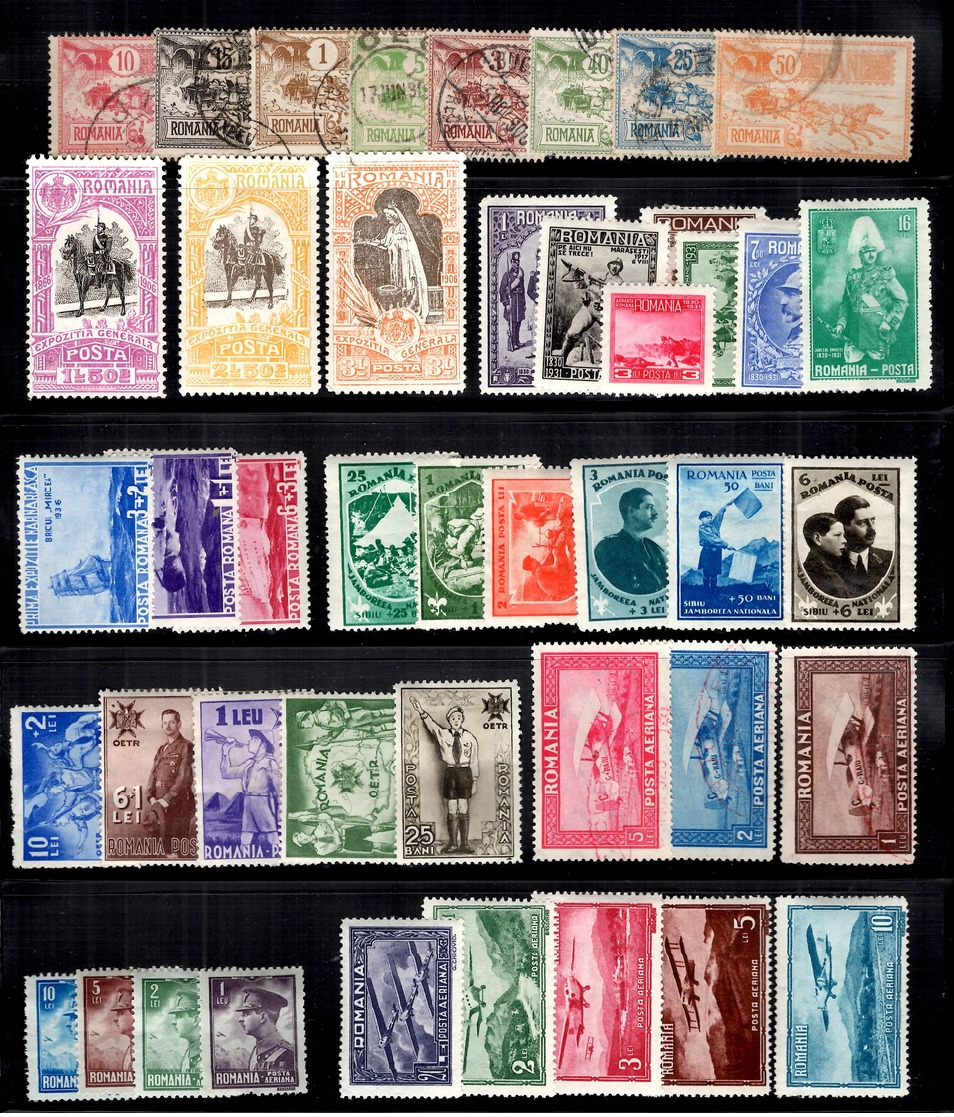 Roumanie Belle Collection D'anciens 1903/1932. Nombreuses Bonnes Valeurs. B/TB. A Saisir! - Collections