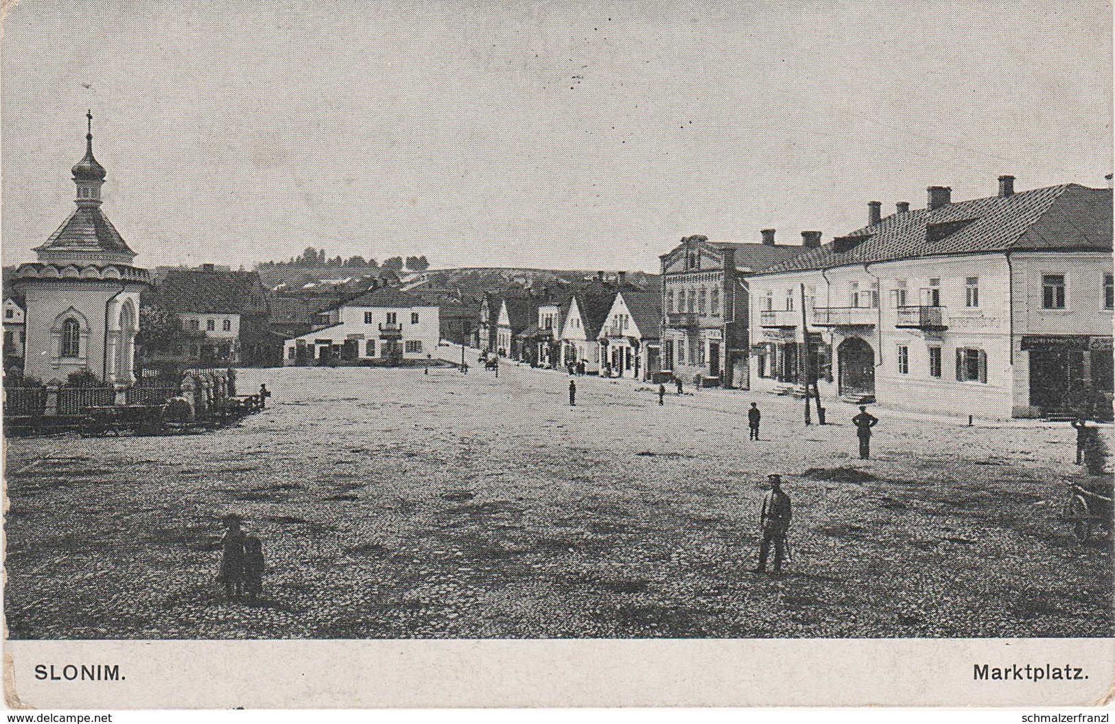 AK Slonim Сло́нім Сло́ним Marktplatz Markt Hrodna Grodno Гродна Garten Waukawysk Ваўкавыск Weißrußland Беларусь Belarus - Weißrussland