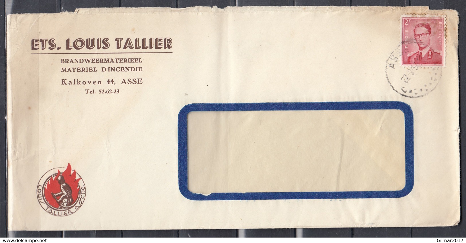 Brief Van Asse Louis Tallier - 1953-1972 Lunettes