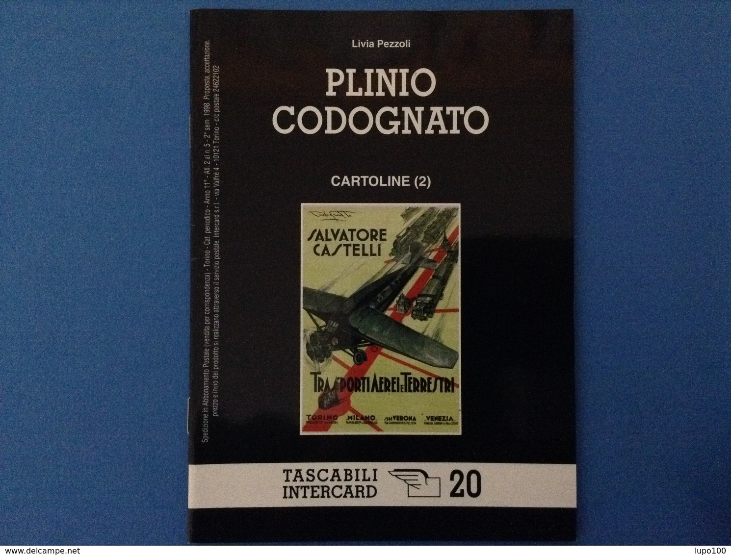 CARTOLINE CATALOGO TASCABILI INTERCARD N 20 LIVIA PEZZOLI PLINIO CODOGNATO - Italiano