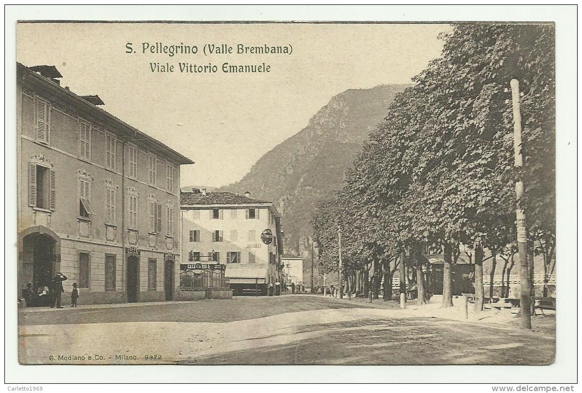 S.PELLEGRINO - VIALE VITTORIO EMANUELE   - NV FP - Bergamo