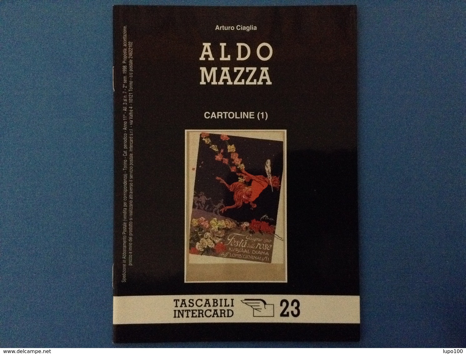 CARTOLINE CATALOGO TASCABILI INTERCARD N 23 ARTURO CIAGLIA ALDO MAZZA - Italiano