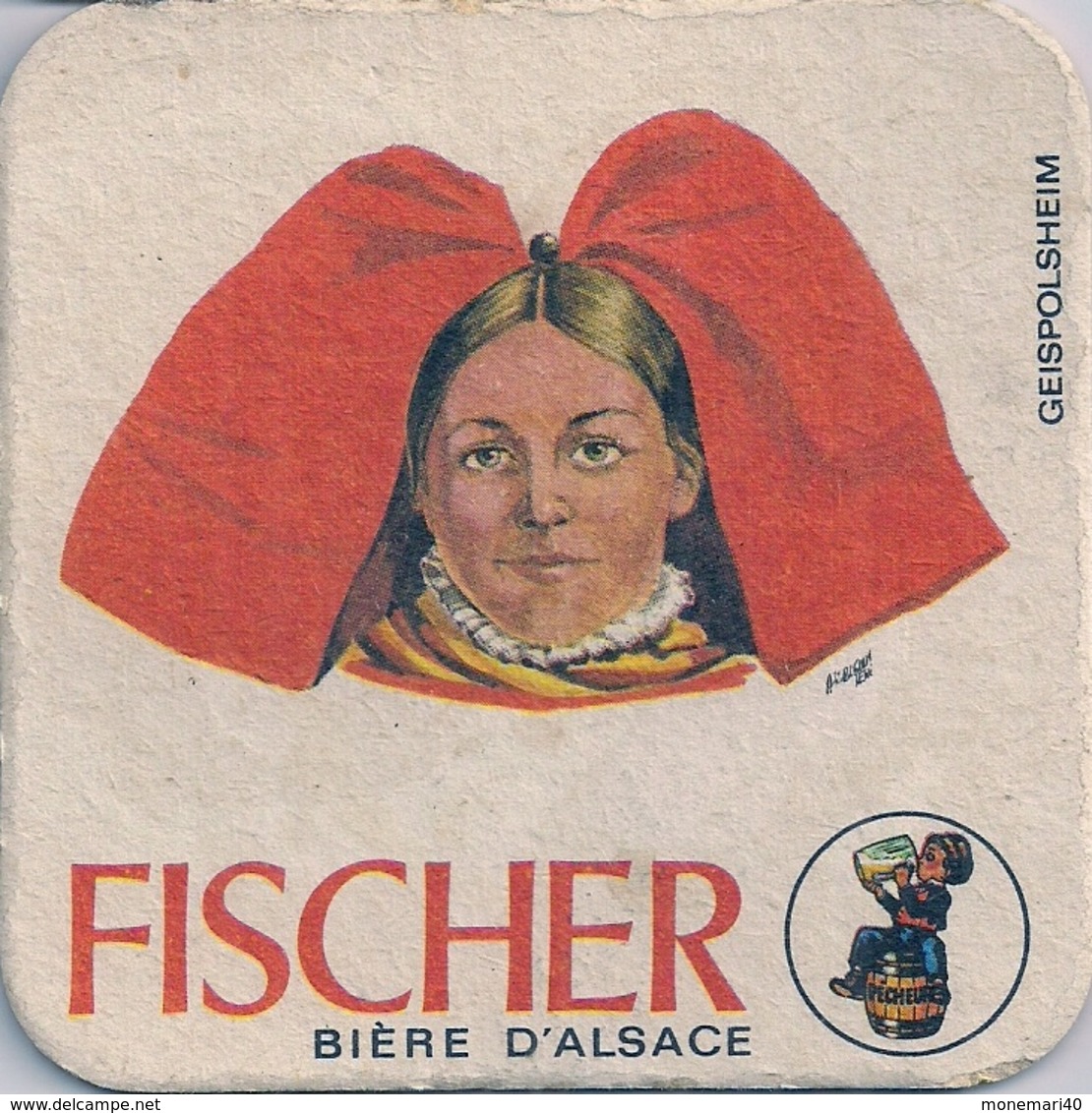 SOUS-BOCK  - FISCHER - BÌÈRE D'ALSACE (Geispolsheimà - Sous-bocks