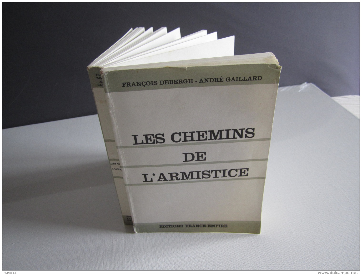 Livre MILITARIA   LES CHEMINS DE L'ARMISTICE   Dédicacé Par André GAILLARD A Un Ancien De La 2 ème DB - Français