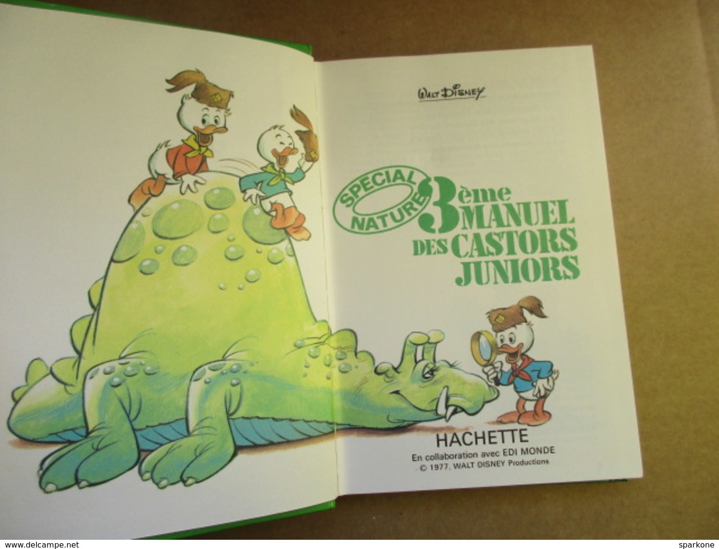 3e Manuel Des Castors Juniors (Walt Disney) éditions Hachette De 1979 - Autres & Non Classés