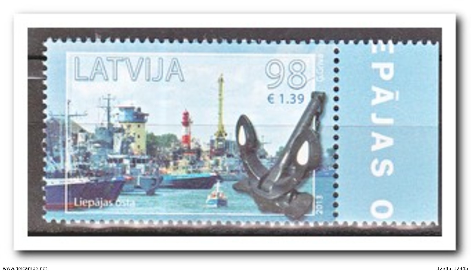 Letland 2013, Postfris MNH, Lighthouses, Ships - Letland