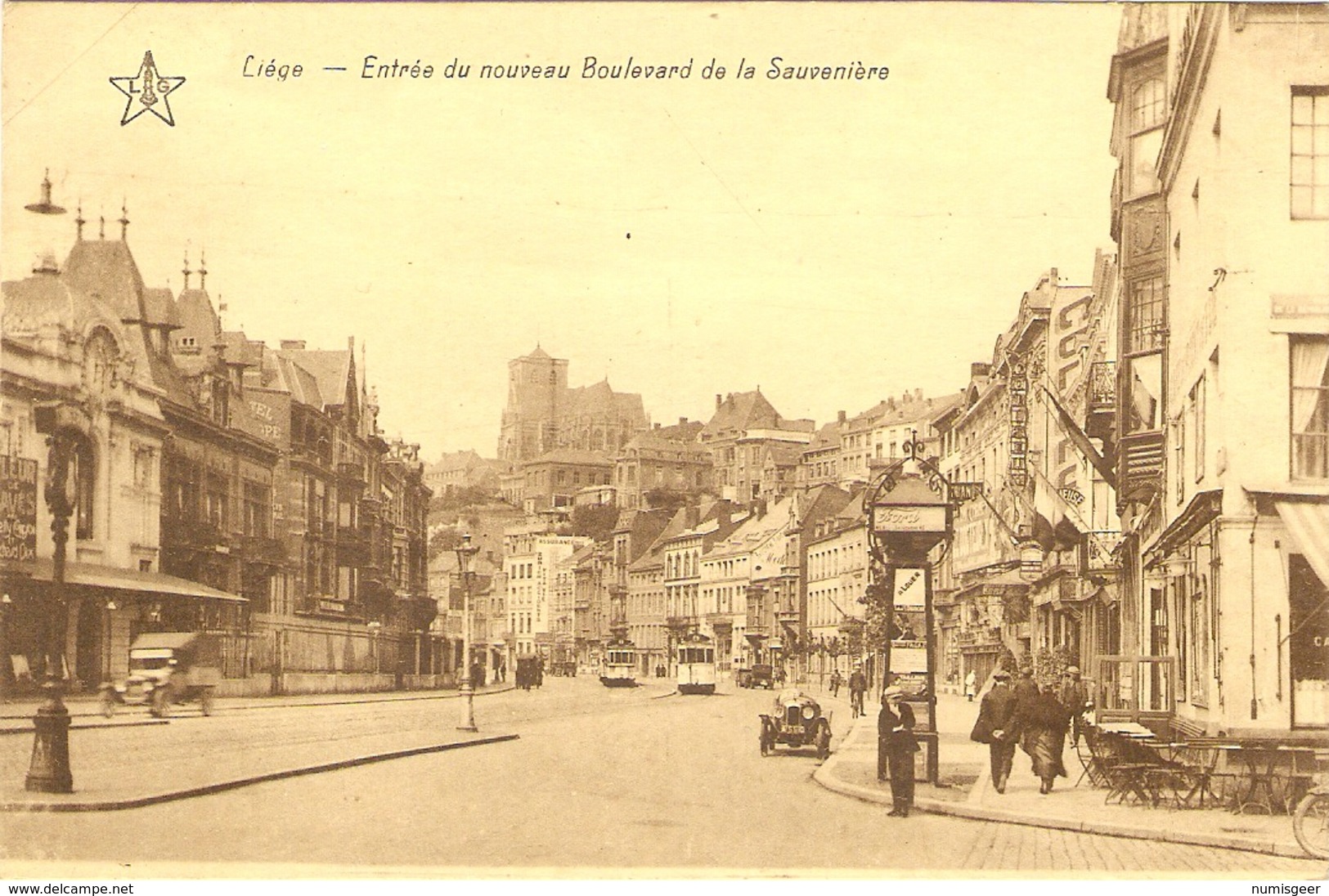 LIEGE  --  Entrée Du Nouveau Boulevard De La Sauvenière ( TRAM ) - Liege