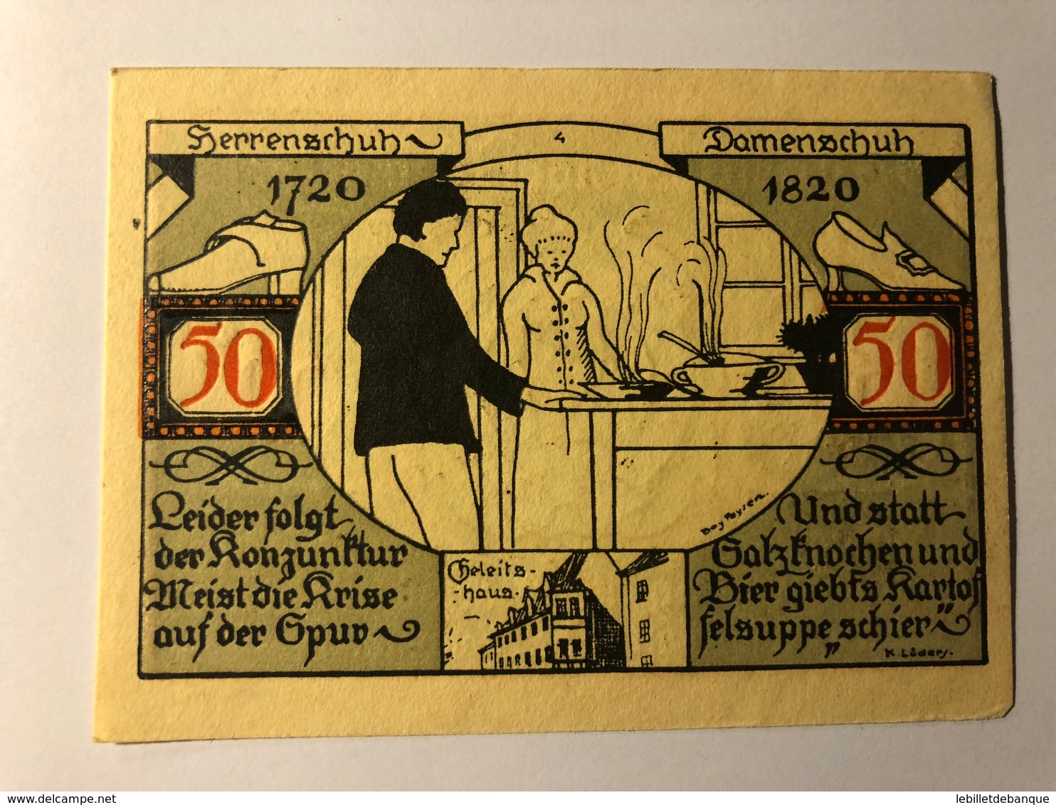 Allemagne Notgeld Weissenfels 50 Pfennig - Collections