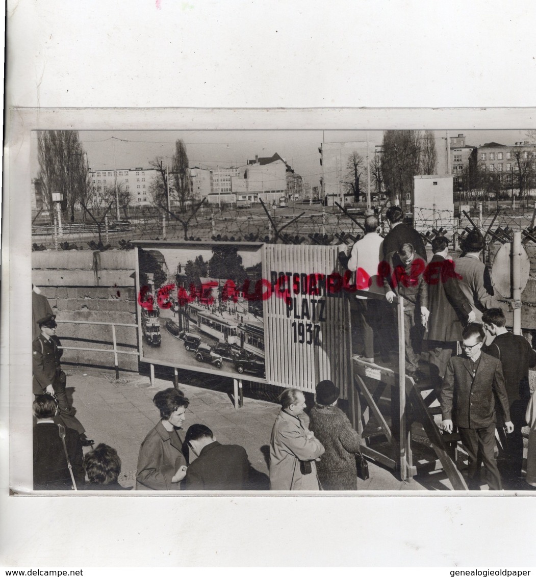 ALLEMAGNE- MUR DE BERLIN- MUR A LA POTSDAMER PLATZ 1932 - Muro Di Berlino