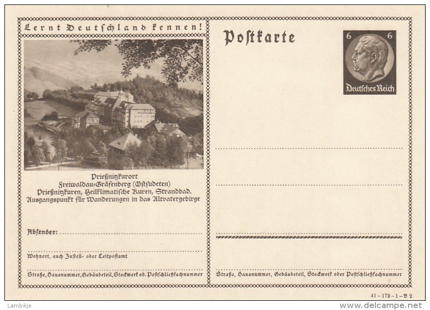 Deutsches Reich Postkarte 1934 P236 - Sonstige & Ohne Zuordnung