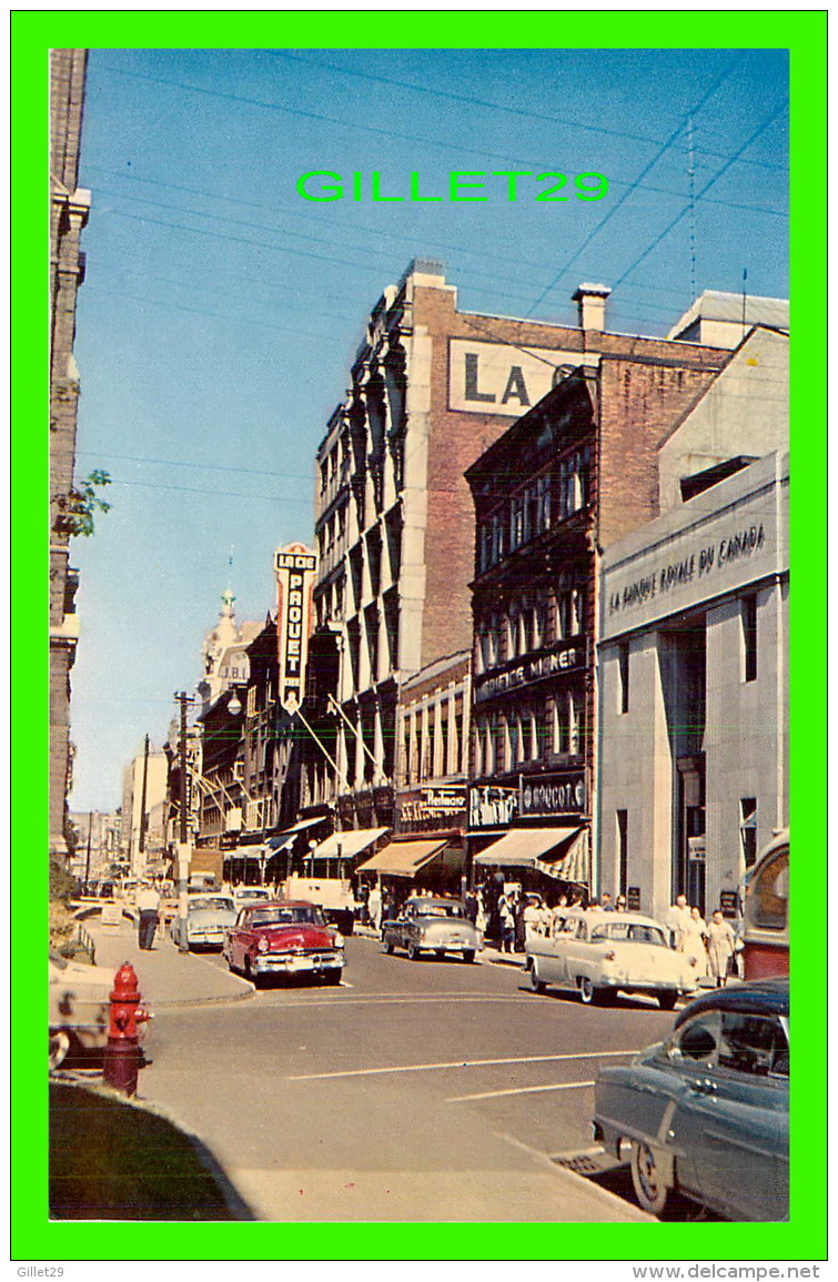 QUÉBEC - RUE ST JOSEPH  - ANIMÉE - PHOTO S. J. HAYWARD - EMILE KIROUAC - MIKE ROBERTS - - Québec - La Cité