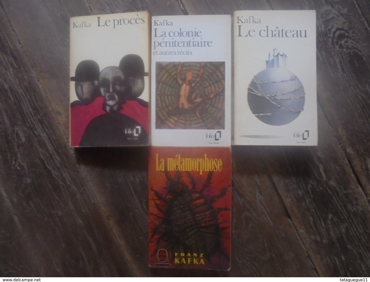 Petit Lot - 4 Livres De Franz KAFKA - Lots De Plusieurs Livres